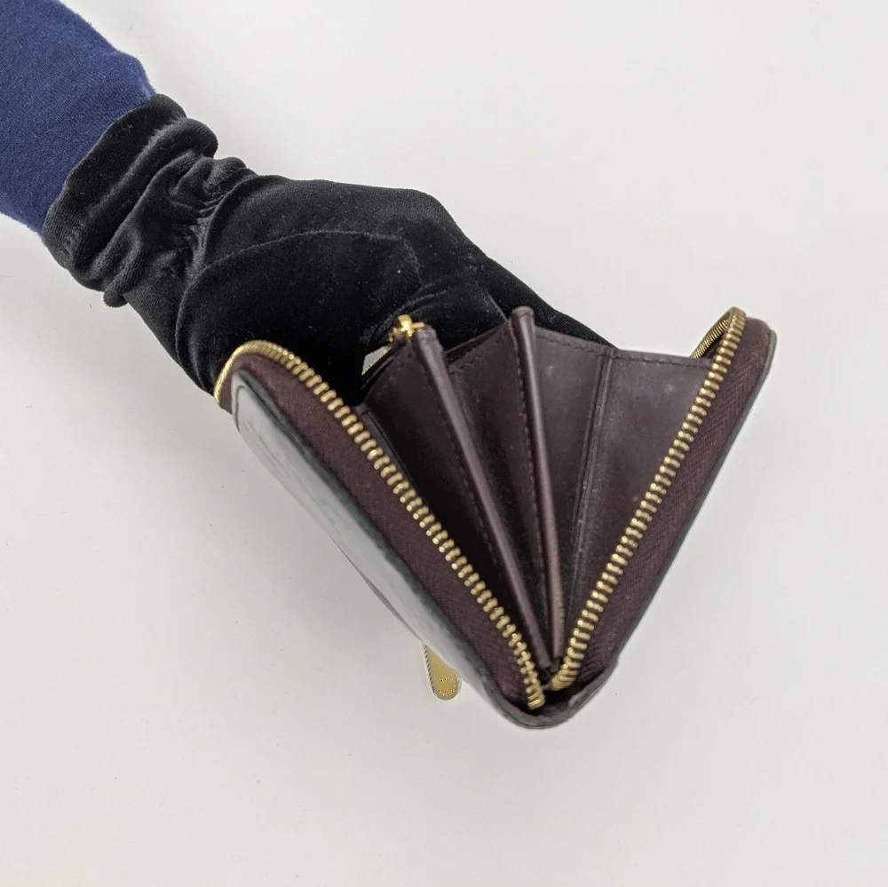 Louis Vuitton Monogram Vernis amaranth wallet zip - Picture 14 of 15